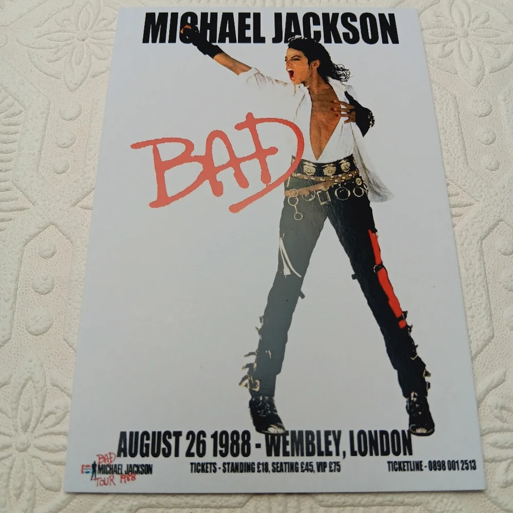 Michael Jackson Mini Poster Card 1 ct